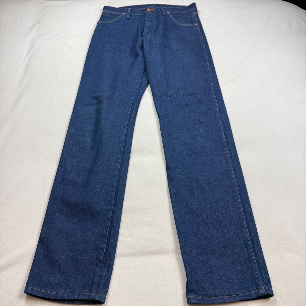 Wrangler 13MWZPW Cowboy Cut Original Fit Jeans Indigo Blue 32x36 Mens Denim